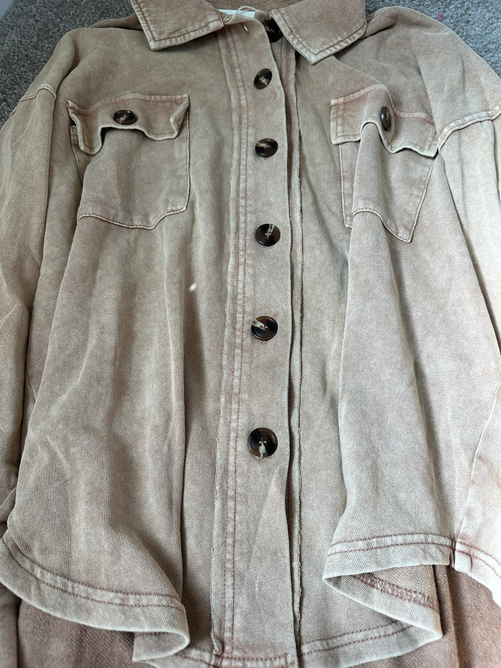 That Autumn Life Camel Shacket