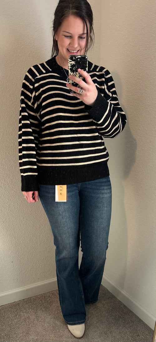Be Cozy Striped Sweater