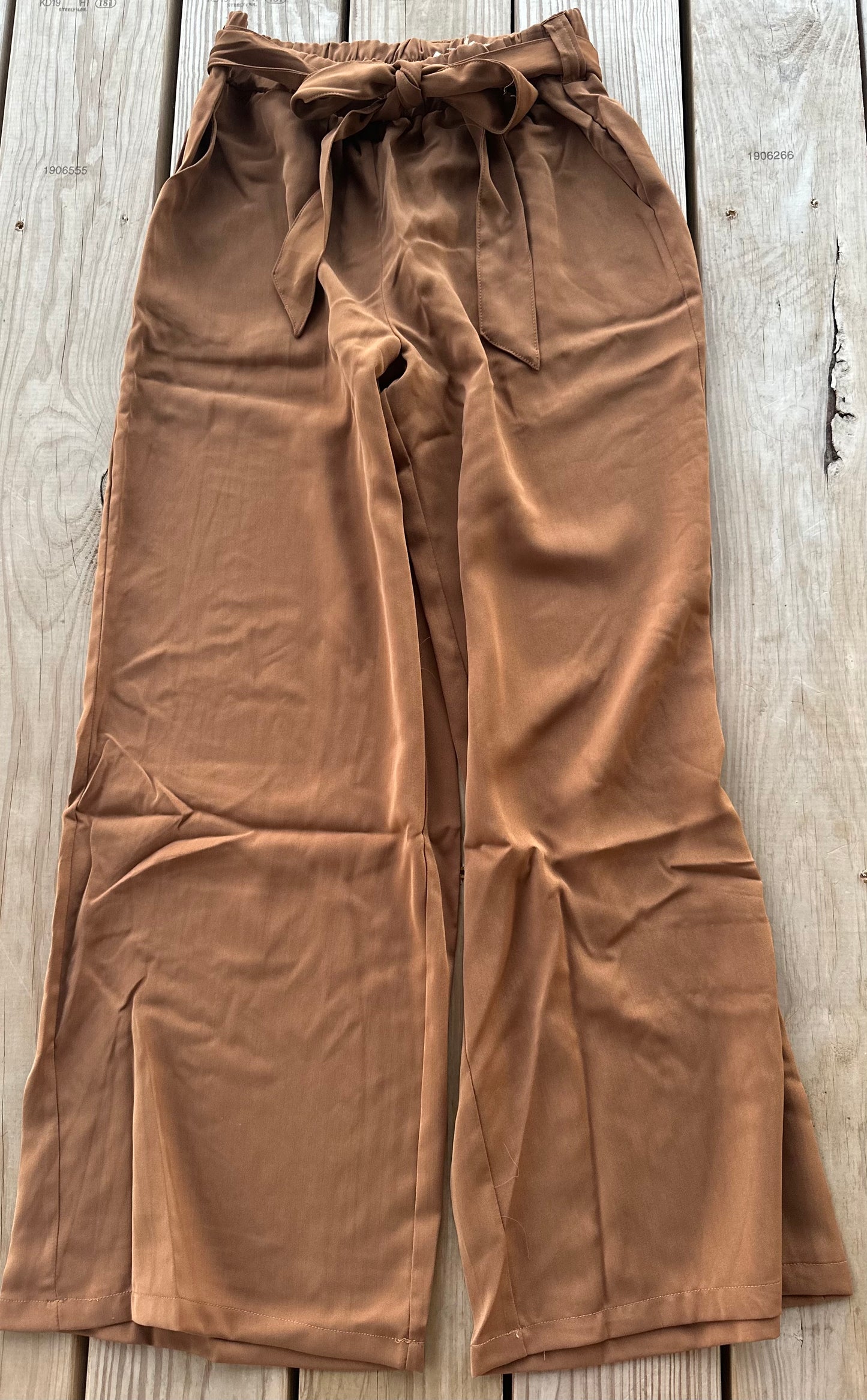 Caramel High Waisted Trousers