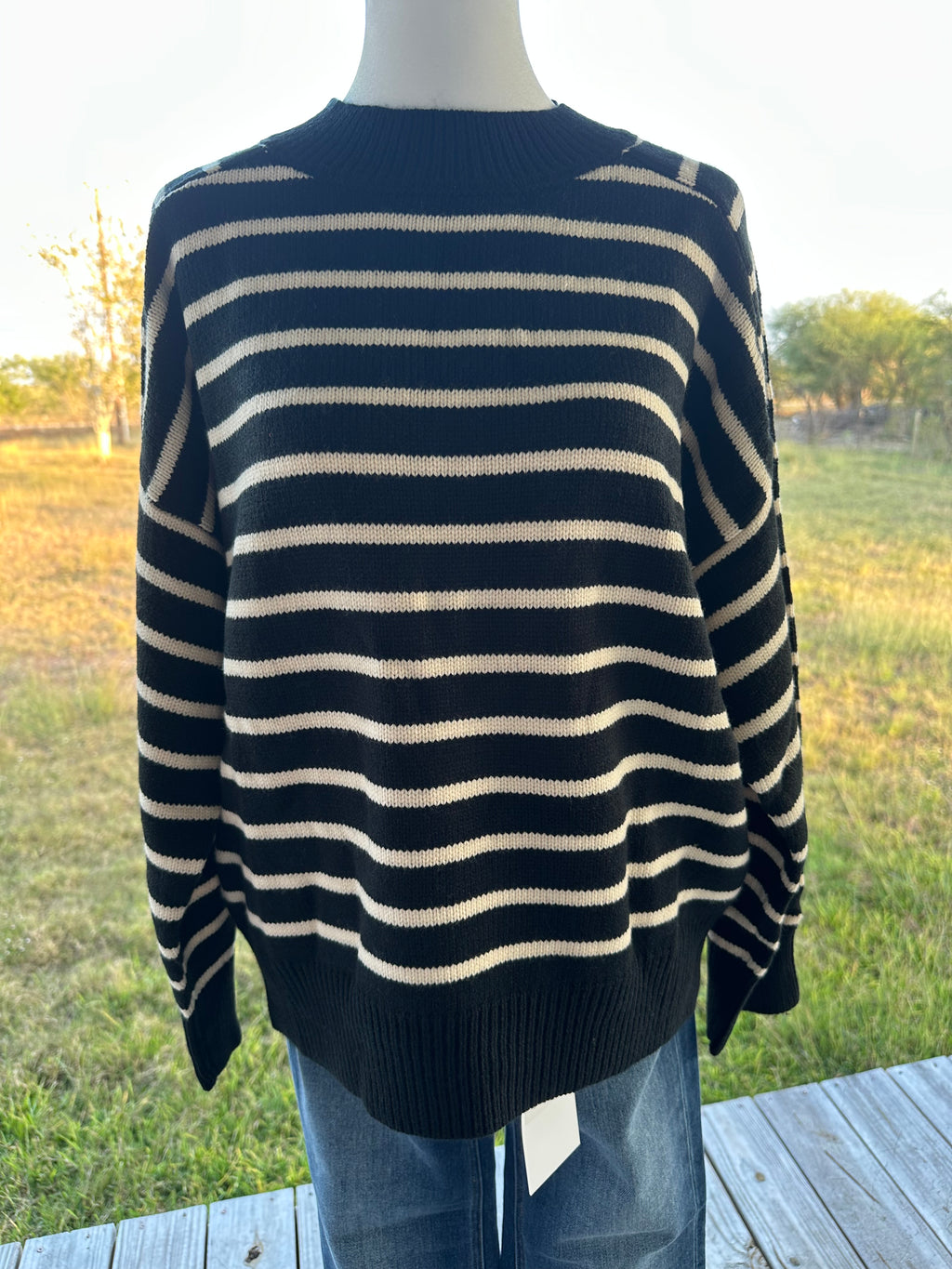 Be Cozy Striped Sweater