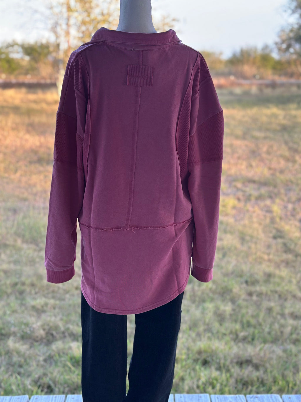 Dressed in Comfort Mauve Top