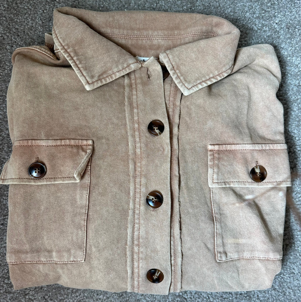 That Autumn Life Camel Shacket