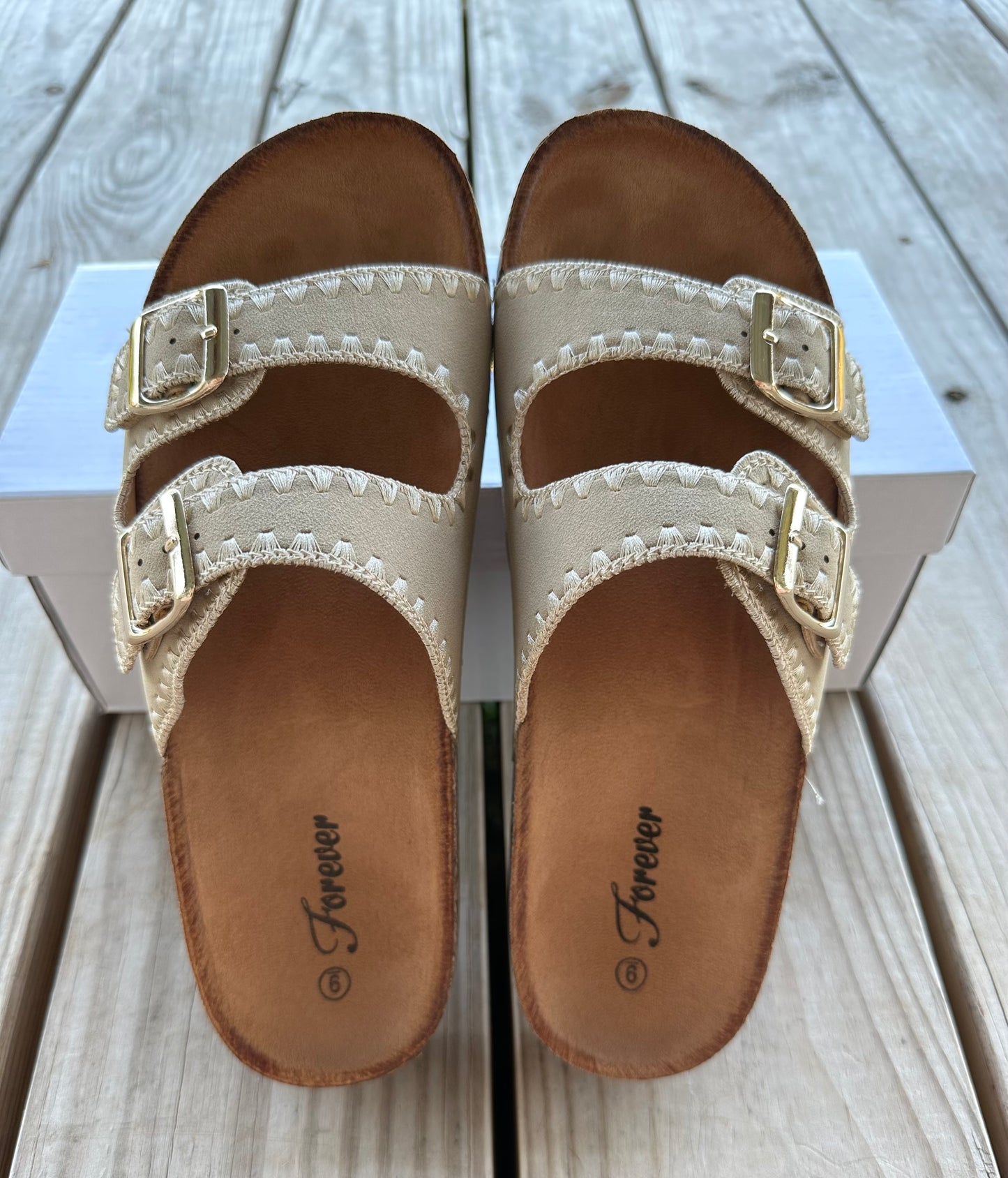 Taupe Strapped Sandal