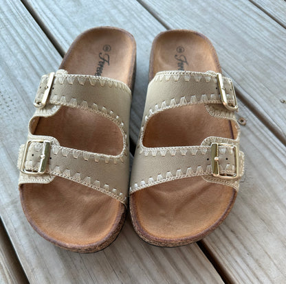 Taupe Strapped Sandal